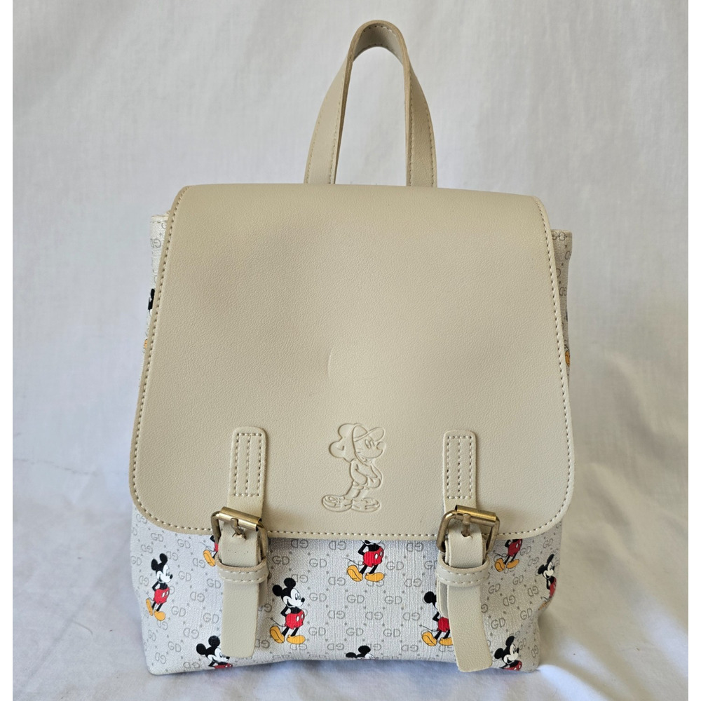 Mickey Mouse Themed Miniature Backpack Debossed Character 9" x 5" x 10"